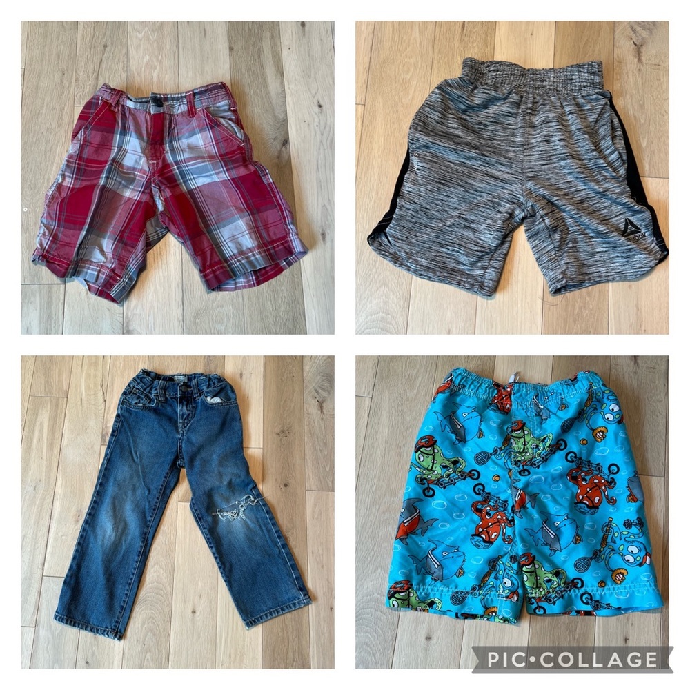 Bundle of boys 4T shorts & jeans